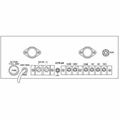 Ahuja UTR40 3-Microphone 1-Aux Input PA Amplifier