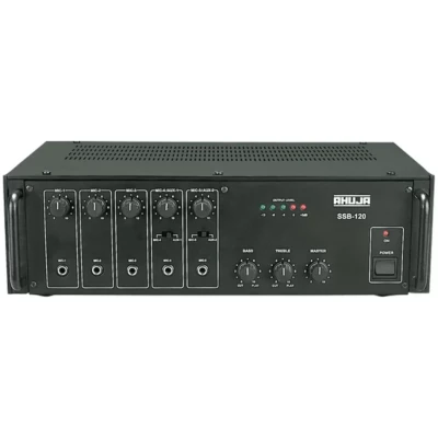 Ahuja SSB120 5-Microphone 2-Aux Input Amplifier
