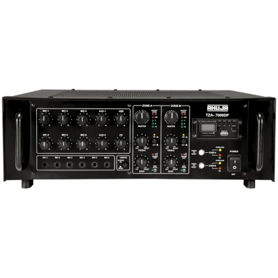AHUJA TZA-7000DP 700 WATTS with Built-in Digital Player 2 ZONE PA MIXER AMPLIFIER
