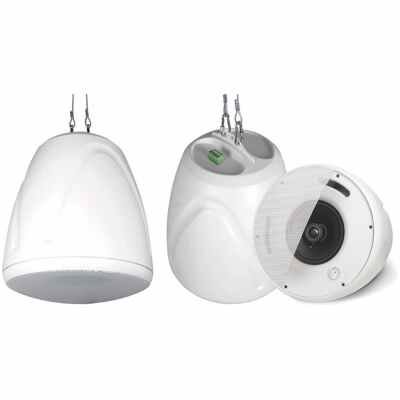 Optimus SP-30SW Sound Projector - 30W RMS, Wall/Pendant Mount, 100V & 8 Ohm, IP66, White (RAL 9003)