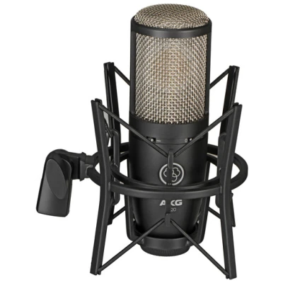AKG P220 Large-Diaphragm Condenser Microphone  1-Inch True Condenser Capsule, Successor to Perception 120