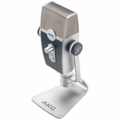 AKG Lyra Multi-Pattern USB Condenser Microphone - Studio-Quality Sound for Streaming, Podcasting & Recording