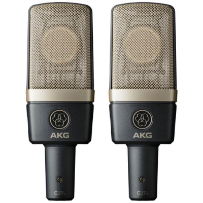 AKG C314 Multi-Pattern Condenser Microphone (Matched Pair) Professional Studio Recording Mics AKG C314 Multi-Pattern Condenser Microphone (Matched Pair) Professional Studio Recording Mics