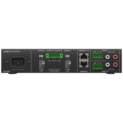 Lab Gruppen CA1202 2 x 120W Commercial Amplifier with Energy Star Certification