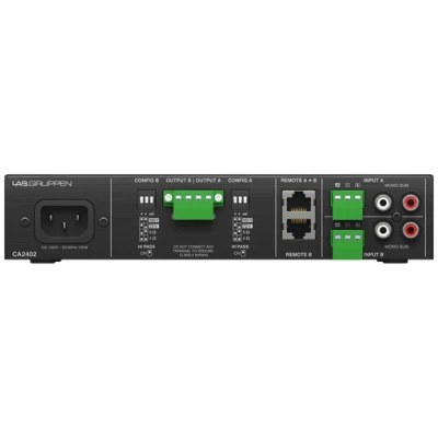 Lab Gruppen CA2402 2 x 240W Commercial Amplifier with Energy Star Certification