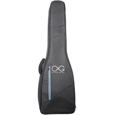 ONDO GEAR Bass Guitar Gig Bag - 20mm Padding, Black Nylon, Plush Grey Interior