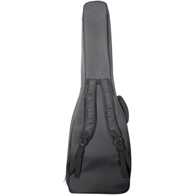 ONDO GEAR Bass Guitar Gig Bag - 20mm Padding, Black Nylon, Plush Grey Interior