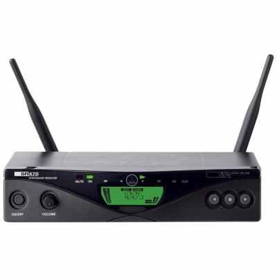 AKG WMS470 D5 Wireless Mic Set SR470 Receiver, HT470/D5 Handheld, 50mW Output, Rack Mount Kit Included