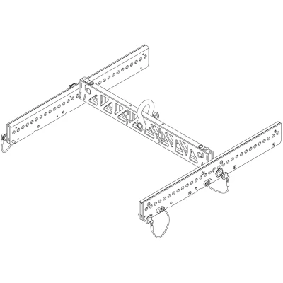 JBL VTX A6 MF - Mini Frame for VTX A6 & B15 | Lightweight 3 Part Array Frame with 0.5° Tilt Resolution