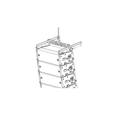 JBL VTX A6 MF - Mini Frame for VTX A6 & B15 | Lightweight 3 Part Array Frame with 0.5° Tilt Resolution