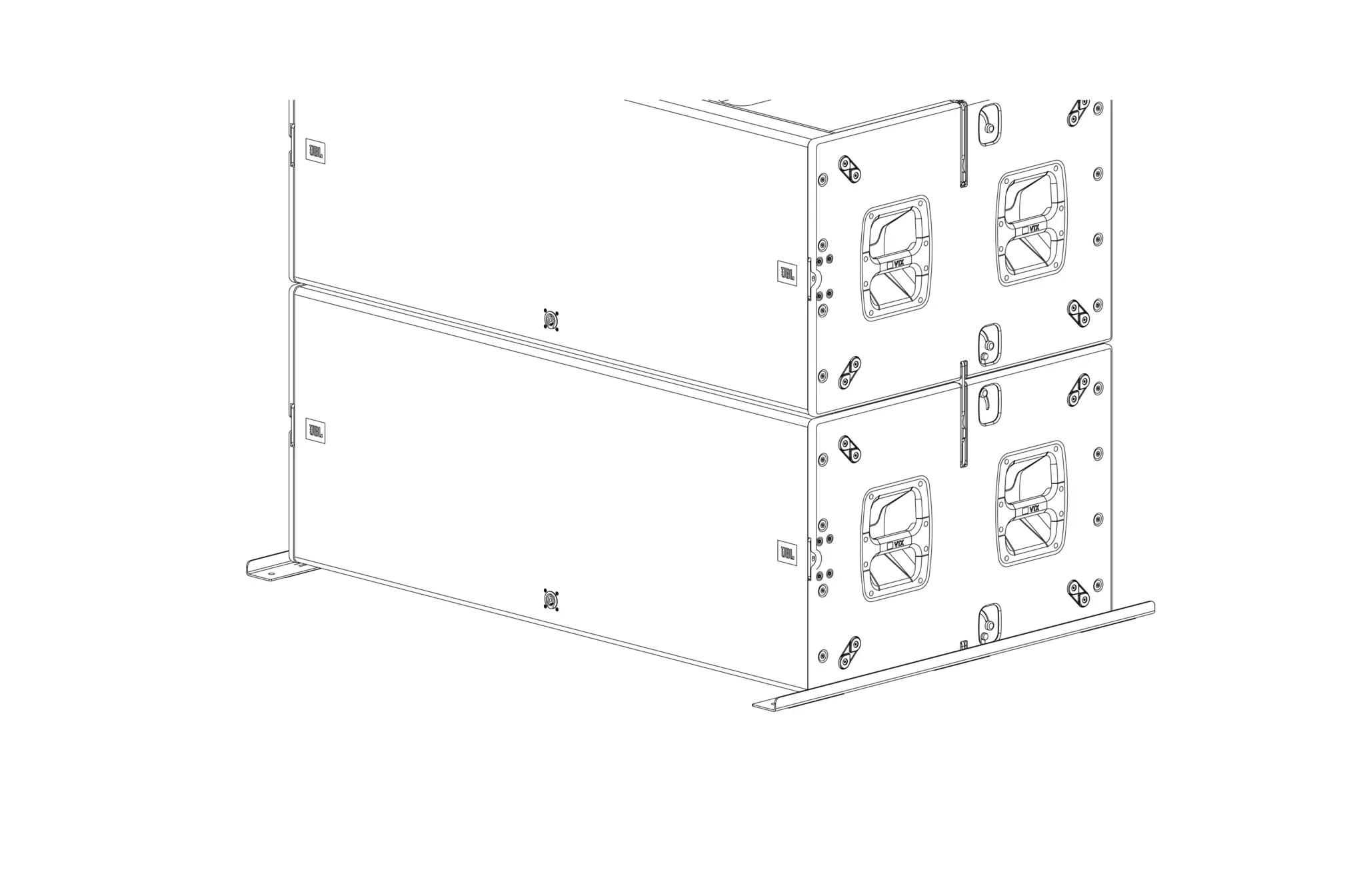 JBL VTX B28 GND Ground Stack Accessory for VTX B28 Subwoofers JBL VTX B28 GND Ground Stack Accessory for VTX B28 Subwoofers