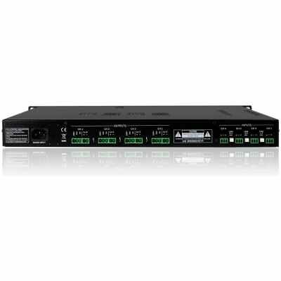 Ecler eHSA4 60 – 4 × 60 W Multichannel Drive, Class D, Fanless (4 Ω/8 Ω/70 V/100 V), 1U Rack Amplifier