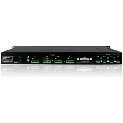 Ecler eHSA4 60 – 4 × 60 W Multichannel Drive, Class D, Fanless (4 Ω/8 Ω/70 V/100 V), 1U Rack Amplifier Ecler eHSA4 60 – 4 × 60 W Multichannel Drive, Class D, Fanless (4 Ω/8 Ω/70 V/100 V), 1U Rack Amplifier