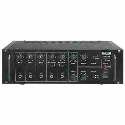 Ahuja TZA1200 2-Microphone 2-Aux Input PA Amplifier
