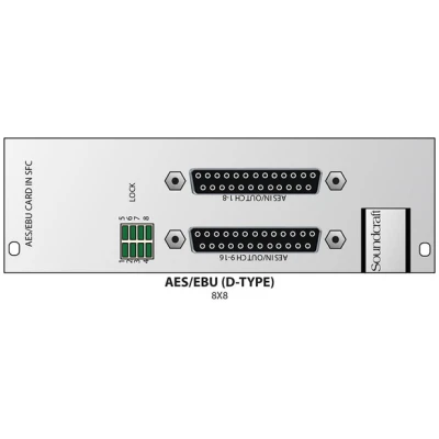 Soundcraft RS2422SP ViO/D21 AES In/Out - Tested Spare AES I/O Card for Vi Series Consoles