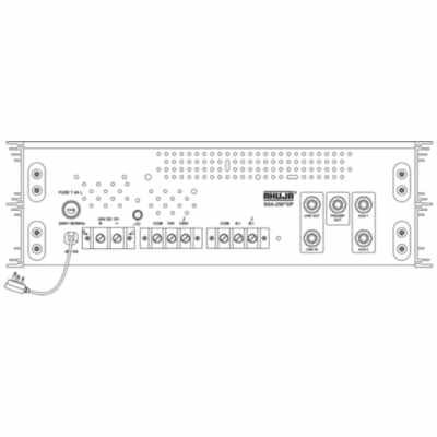 Ahuja SSA250DP USB-SD 6-Microphone 2-Aux Input Amplifier