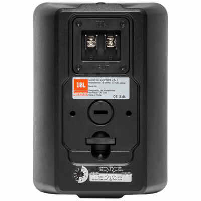 JBL Control 23-1 3" Two-Way Vented Loudspeaker - Black | Indoor/Outdoor Speaker with InvisiBall® Mounting & U-Bracket Compatibility