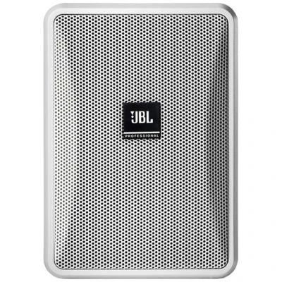 JBL Control 23-1 3" Two-Way Vented Loudspeaker - White | Indoor/Outdoor Speaker with InvisiBall® Mounting & U-Bracket Compatibility