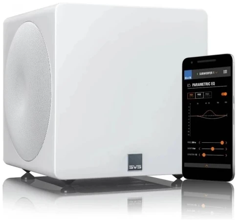 SVS 3000 Micro Sealed Subwoofer with Fully Active Dual 8" Drivers - Piano Gloss White SVS 3000 Micro Sealed Subwoofer with Fully Active Dual 8" Drivers - Piano Gloss White