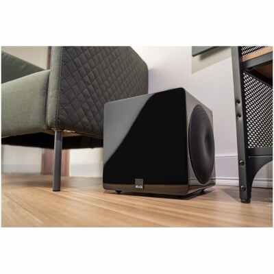 SVS 3000 Micro Sealed Subwoofer with Fully Active Dual 8" Drivers - Piano Gloss Black