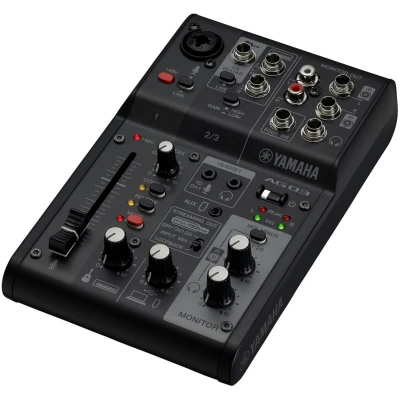 Yamaha AG03MK2 Live Streaming Mixer - Black
