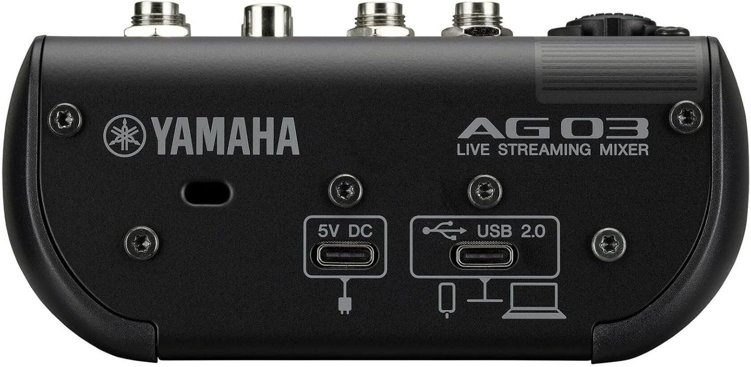 Yamaha AG03MK2 Live Streaming Mixer - Black Yamaha AG03MK2 Live Streaming Mixer - Black
