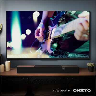 Klipsch Flexus Sound System: CORE 100 2.1 Channel Sound Bar, 10" SUB 100 Subwoofer, Powered by Onkyo with Bluetooth - Black
