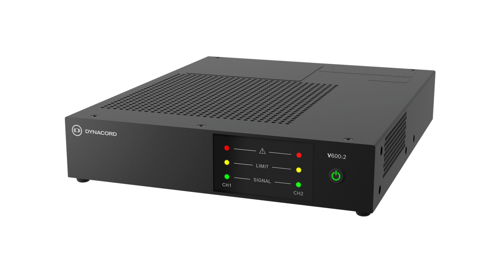 Dynacord V600-2 600W 2CH Amp with ecoRAIL and Power Sharing Dynacord V600-2 600W 2CH Amp with ecoRAIL and Power Sharing