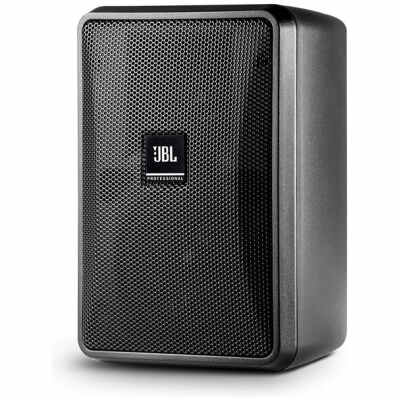 JBL Control 23-1 3" Two-Way Vented Loudspeaker - Black | Indoor/Outdoor Speaker with InvisiBall® Mounting & U-Bracket Compatibility