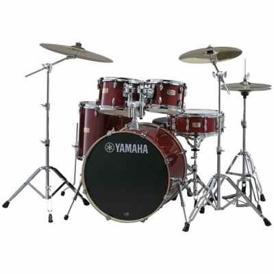 Yamaha SBP2F5CR Stage Custom Birch Drum Shell Pack - Cranberry Red (Without Hardware)