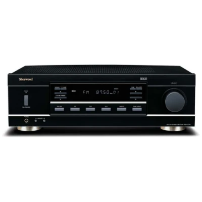 Sherwood RX502 Stereo Receiver Amplifier 2-Channel Hi-Fi Audio, 100W RMS, Bluetooth, FM/AM - Black / Gold Sherwood RX502 Stereo Receiver Amplifier 2-Channel Hi-Fi Audio, 100W RMS, Bluetooth, FM/AM - Black / Gold