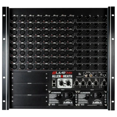 Allen & Heath DLIVE-DM64U/X DM64 MixRack 64x32 I/O UltraFX GigaACE