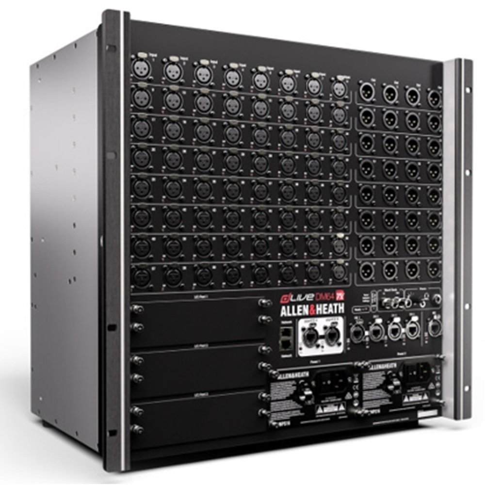 Allen & Heath dLive DM64 MixRack - premium professional audio processing solution Allen & Heath dLive DM64 MixRack - premium professional audio processing solution