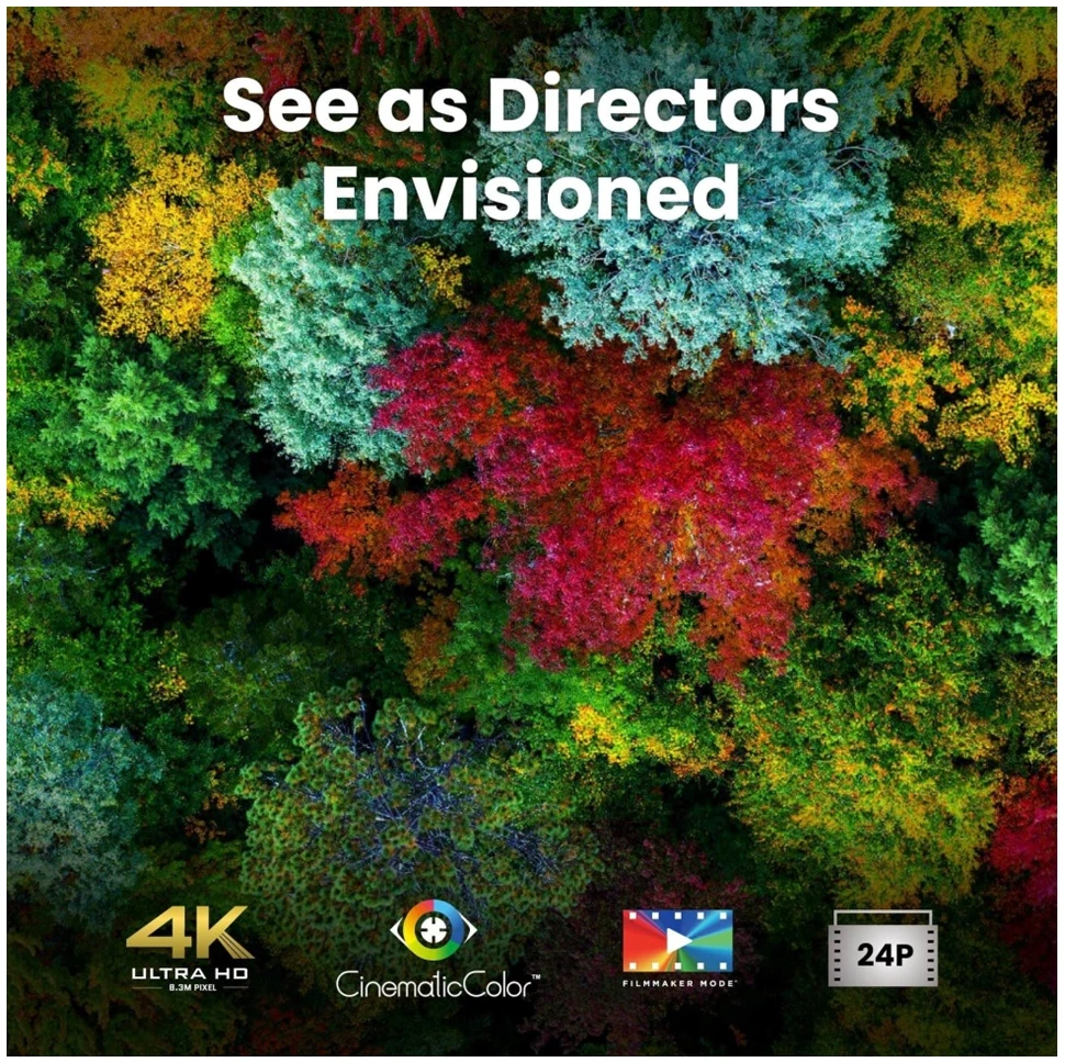 BenQ W4100i 4K HDR Smart Projector - image clarity, vivid color accuracy, and immersive smart streaming BenQ W4100i 4K HDR Smart Projector - image clarity, vivid color accuracy, and immersive smart streaming