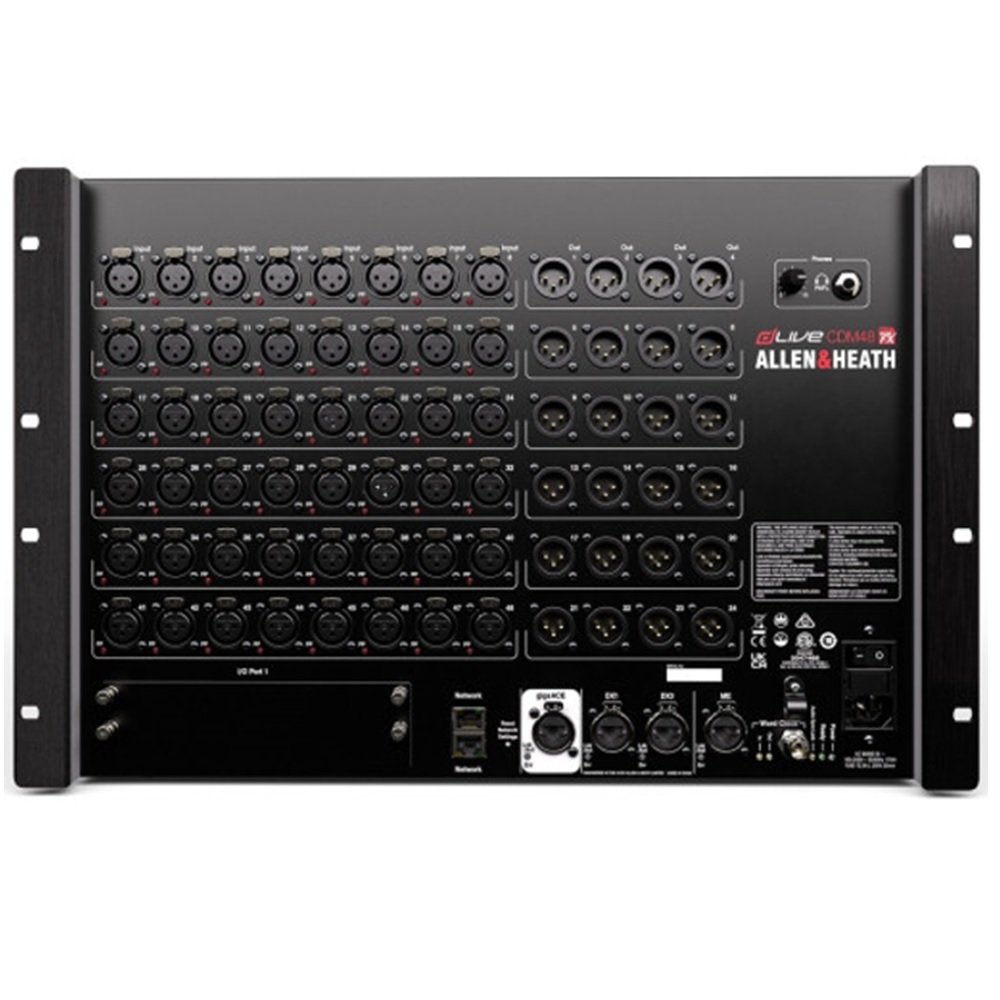 Allen & Heath dLive CDM48 MixRack - Powerful 48x24 I/O Allen & Heath dLive CDM48 MixRack - Powerful 48x24 I/O