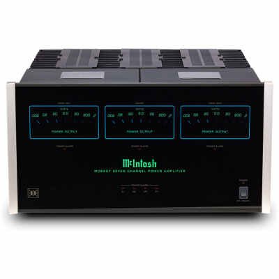 McIntosh MC8207 7-Channel Home Theater Amplifier High-Power Performance with Quad Balanced Design