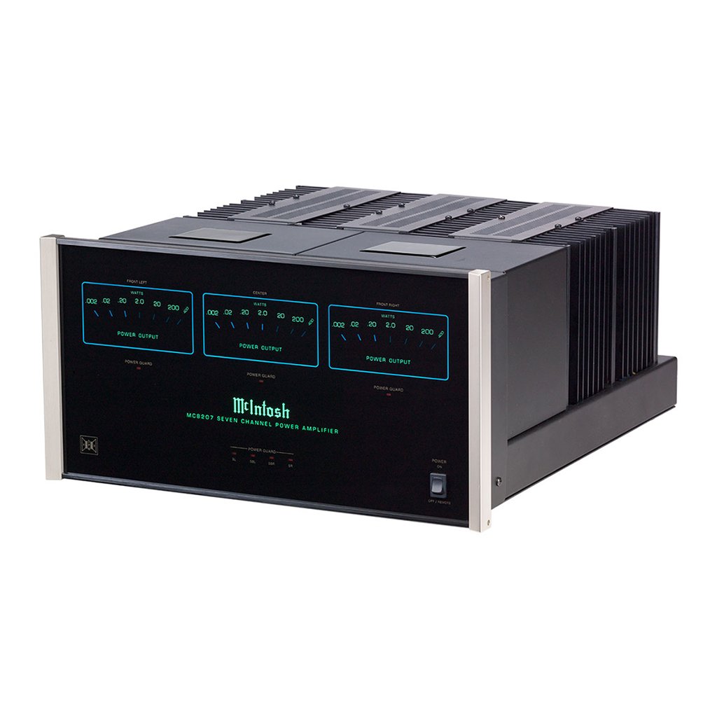 McIntosh MC8207 7-Channel Home Theater Amplifier High-Power Performance with Quad Balanced Design McIntosh MC8207 7-Channel Home Theater Amplifier High-Power Performance with Quad Balanced Design