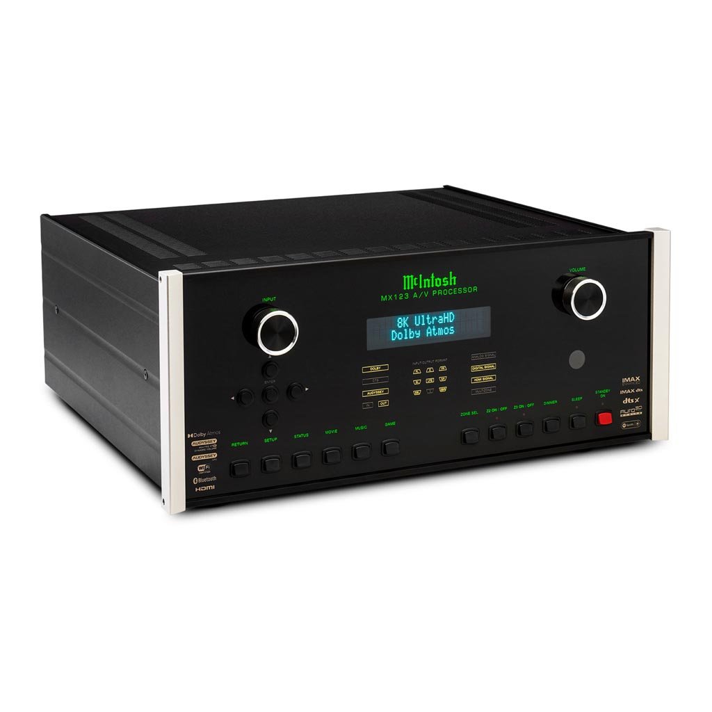 McIntosh MX123 A/V Processor Premium 13.2-Channel Home Theater Preamp with 8K, Dolby Atmos & DTS:X McIntosh MX123 A/V Processor Premium 13.2-Channel Home Theater Preamp with 8K, Dolby Atmos & DTS:X