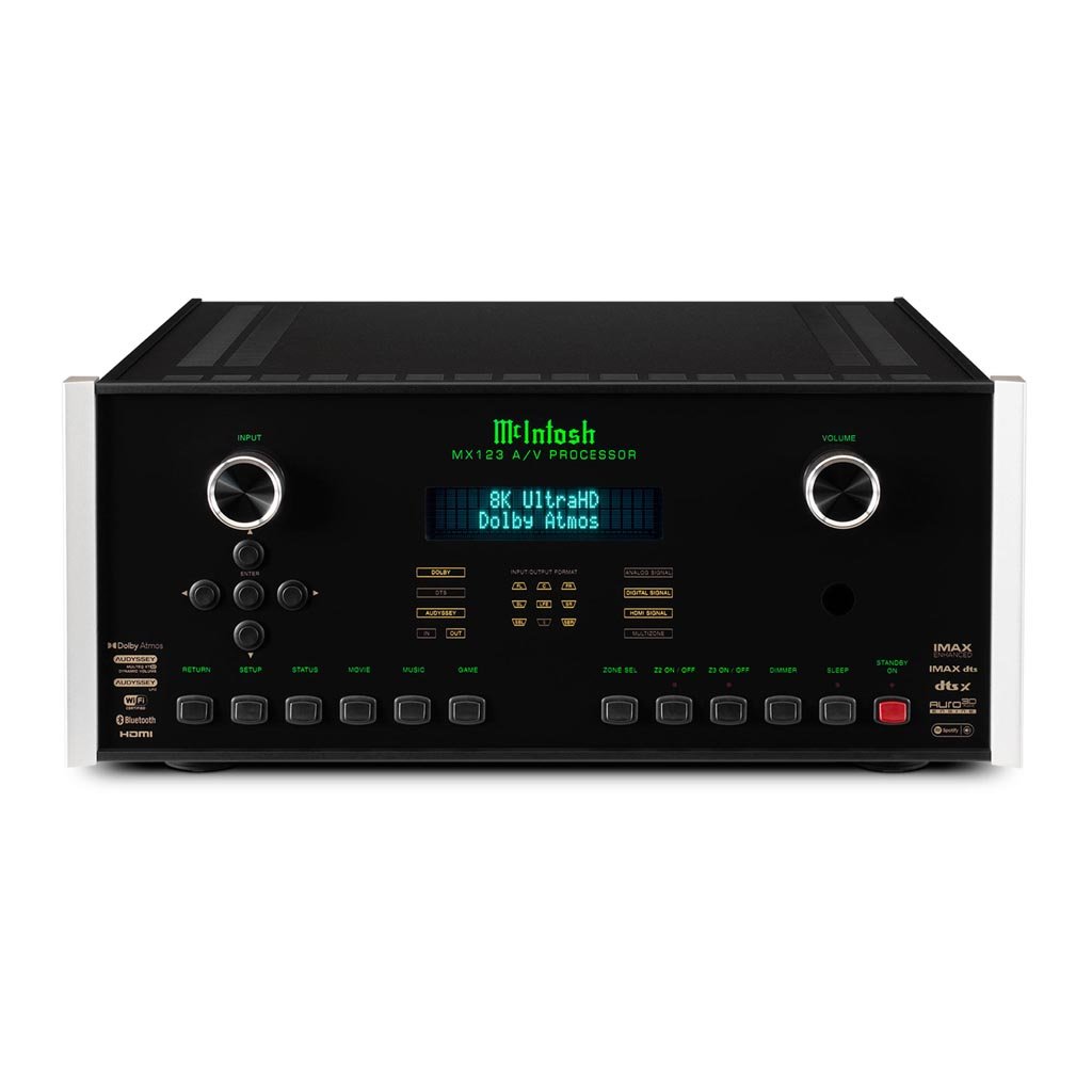 McIntosh MX123 A/V Processor Premium 13.2-Channel Home Theater Preamp with 8K, Dolby Atmos & DTS:X McIntosh MX123 A/V Processor Premium 13.2-Channel Home Theater Preamp with 8K, Dolby Atmos & DTS:X