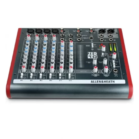 Allen & Heath ZED1002 Analog Mixer 4 Mic/Line 2 Stereo USB I/O Allen & Heath ZED1002 Analog Mixer 4 Mic/Line 2 Stereo USB I/O