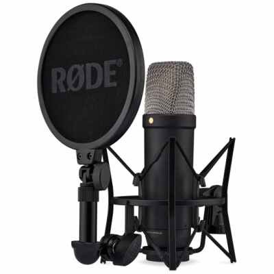 RODE NT1 5th Gen Studio Condenser Microphone - Black