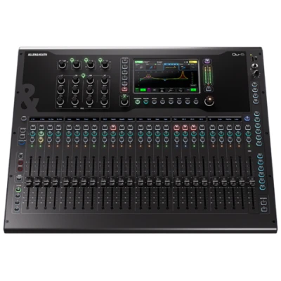 Allen & Heath QU-6 Mixer 38x24 I/O 96kHz 25 Faders 7" Touchscreen