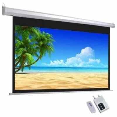 i-View 120-Inch Motorized ALR Tab-Tension Projector Screen (16:9) Ambient Light Rejection, Home Theater Ready