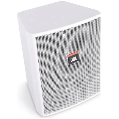 JBL Control 25AV White Compact Indoor/Outdoor Loudspeaker Weather-Resistant Background & Foreground Sound Speaker