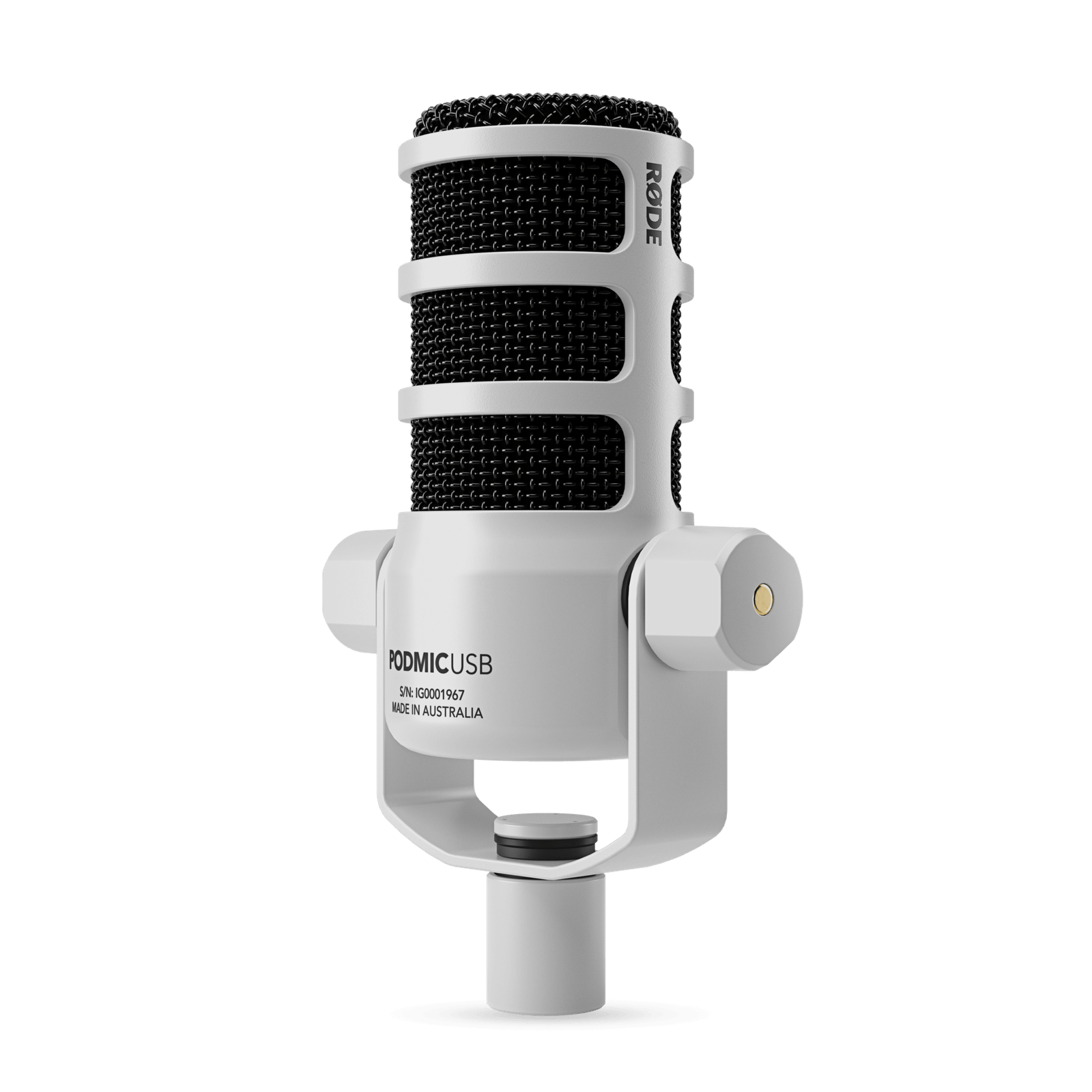 RODE PodMic USB - Dynamic USB Microphone for Streaming - White RODE PodMic USB - Dynamic USB Microphone for Streaming - White