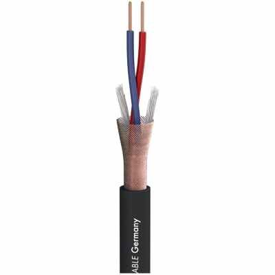 Sommer Stage 22 Highflex Microphone Cable 2x0.22mm² Black