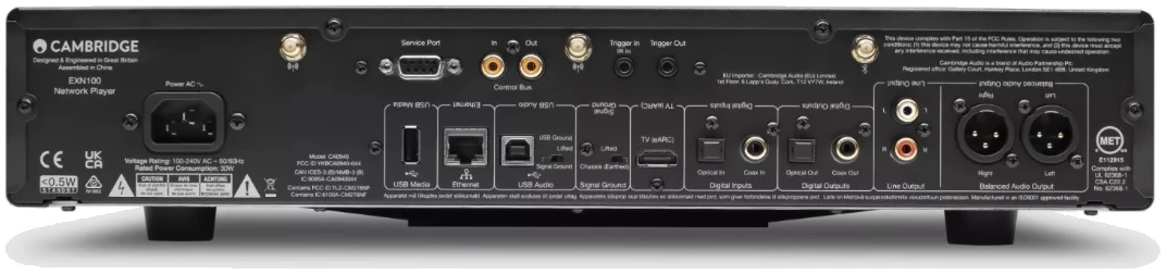 Cambridge Audio EXN100 Premium Network Music Player & Streamer Cambridge Audio EXN100 Premium Network Music Player & Streamer