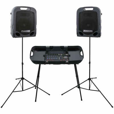 Peavey Escort 3000 Portable PA System - 7-Channel Mixer, Bluetooth, Speakers & Accessories