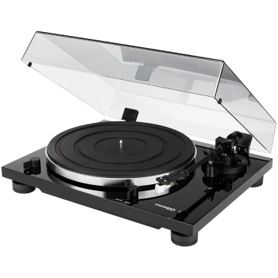 Thorens TD 201 Manual Turntable in Black with AT3600 Cartridge Hi-Fi Vinyl Player