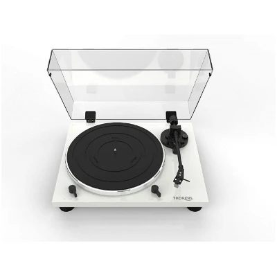 Thorens TD 201 Manual Turntable in White with AT3600 Cartridge Hi-Fi Vinyl Player